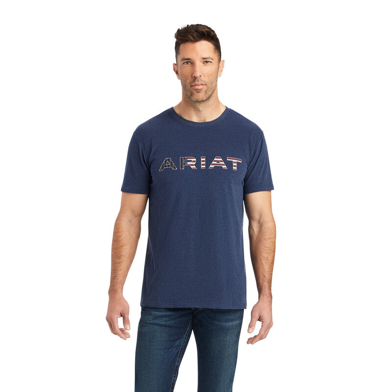 Ariat T-Shirts Herren - Chimayo Graphic Navy ( QXIAE-7918 )